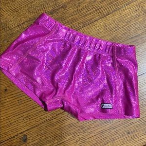 Girls Crazy Pants Cheer Shorts - Youth Medium